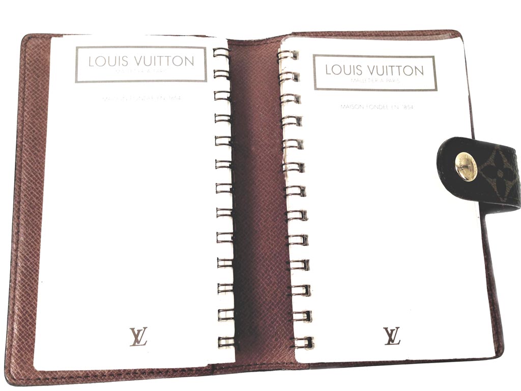 Vintage Louis Vuitton Monogram Address Phone Book Calendar - Einna