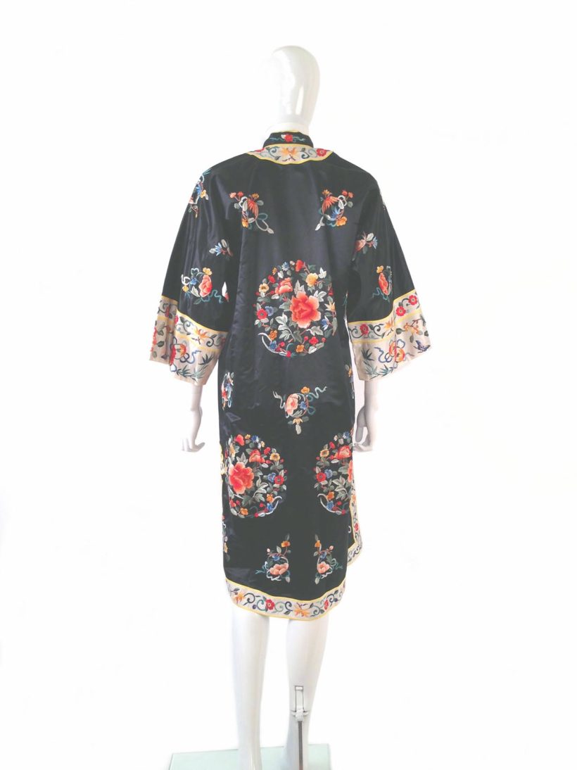 asian silk robe