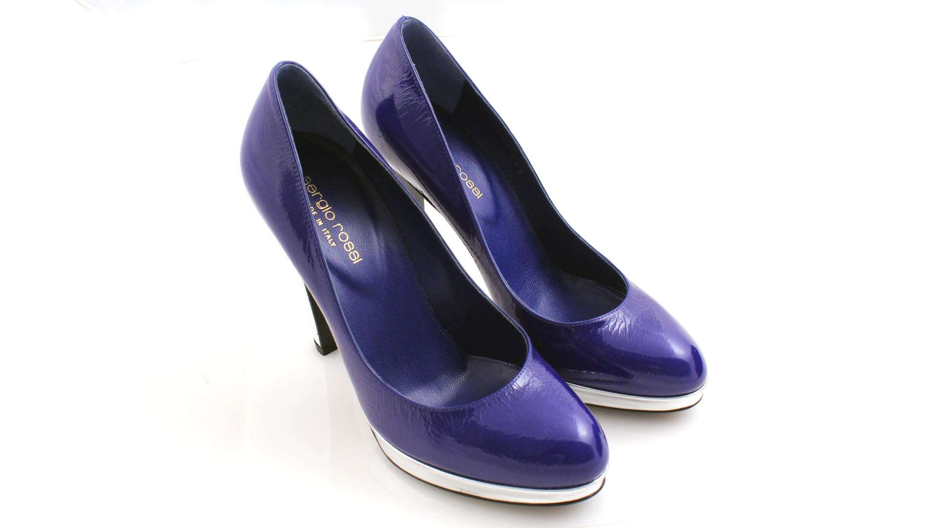 Gisele - Purple Velvet Bridal Heels