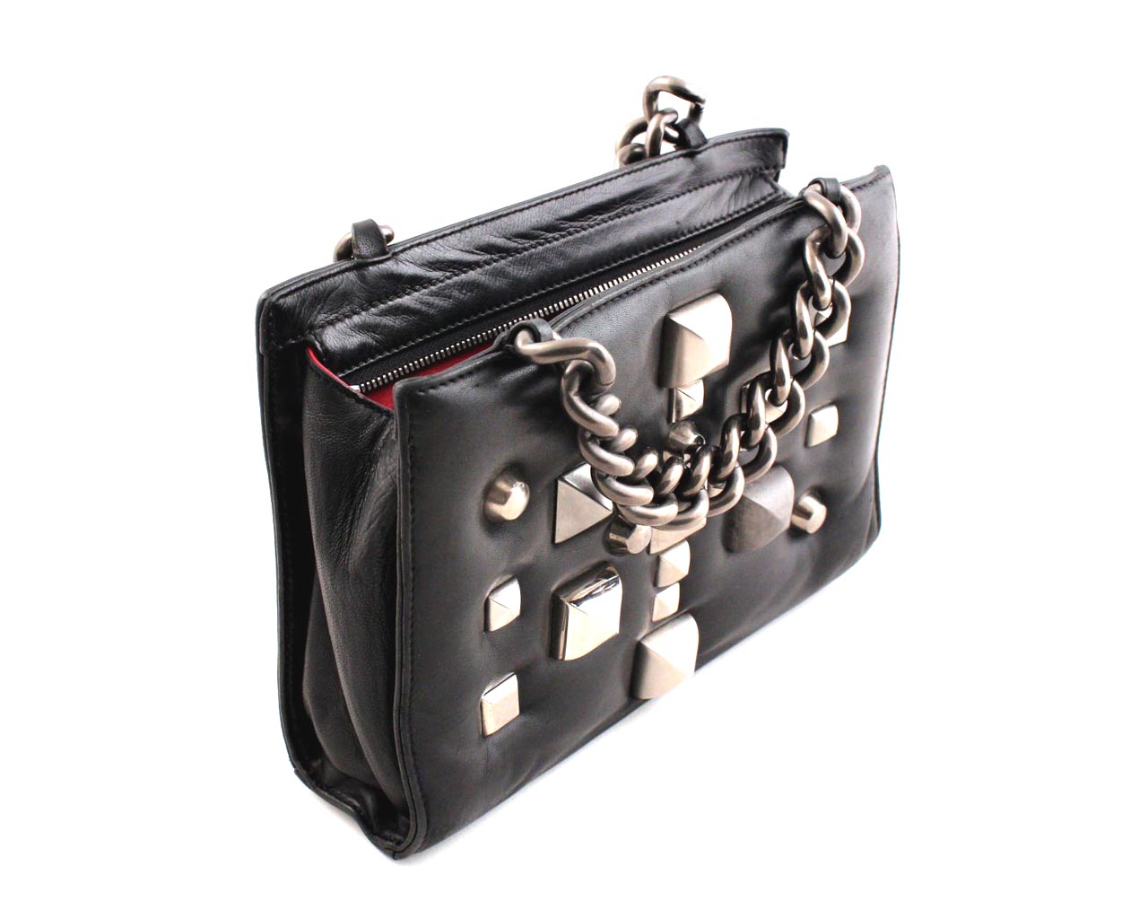 Amazon.com: KESYOO Goth Purse Black Studded Purse Studded Handbag Crossbody  Bag Rivet Chain Bag Shoulder Bag Simple Messenger Bag Fashion Crossbody Bag  Punk Purse : Clothing, Shoes & Jewelry