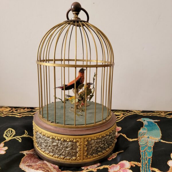 vintage musical singing birds mechanical automaton