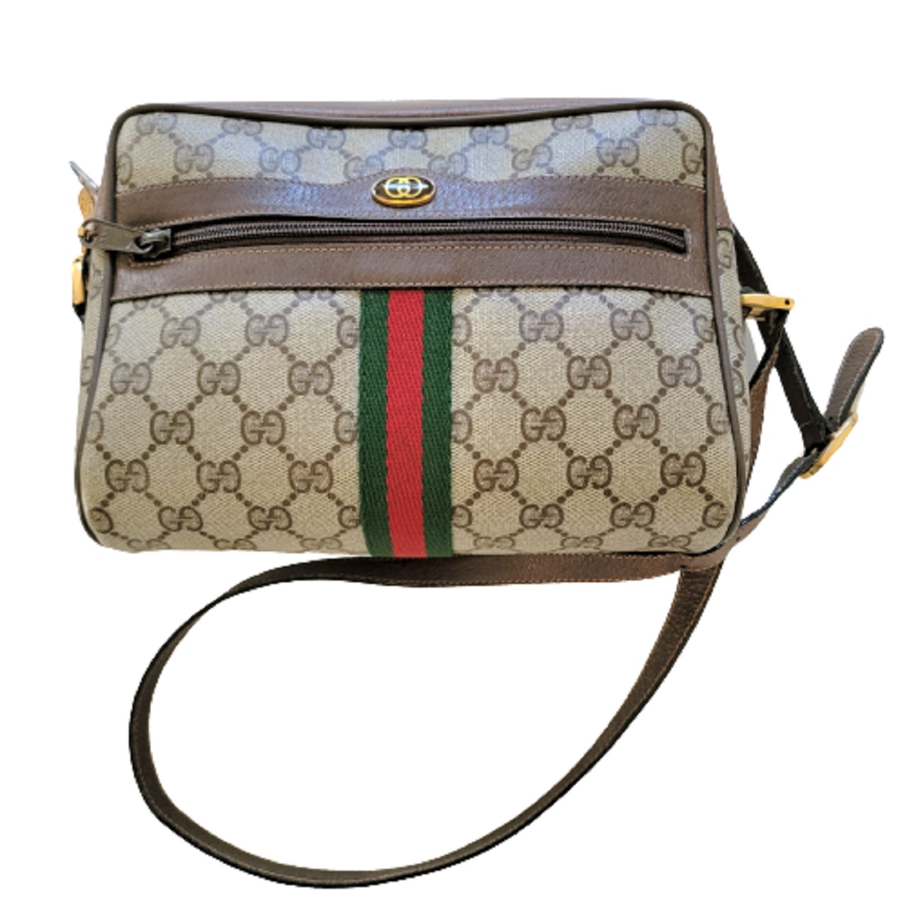 Gucci, Bags, Authentic Vintage Gucci Ophidia 98s Clutchcrossbody Bag Gg  Monogram W
