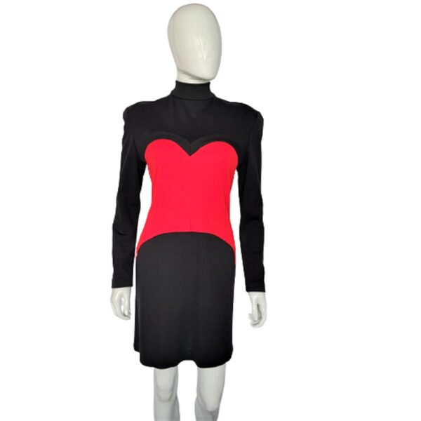 patrick kelly 80s red heart vintage dress