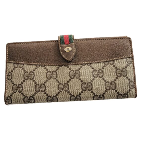 gucci monogram vintage accessory collection wallet clutch